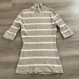 Soft elbow length sweater